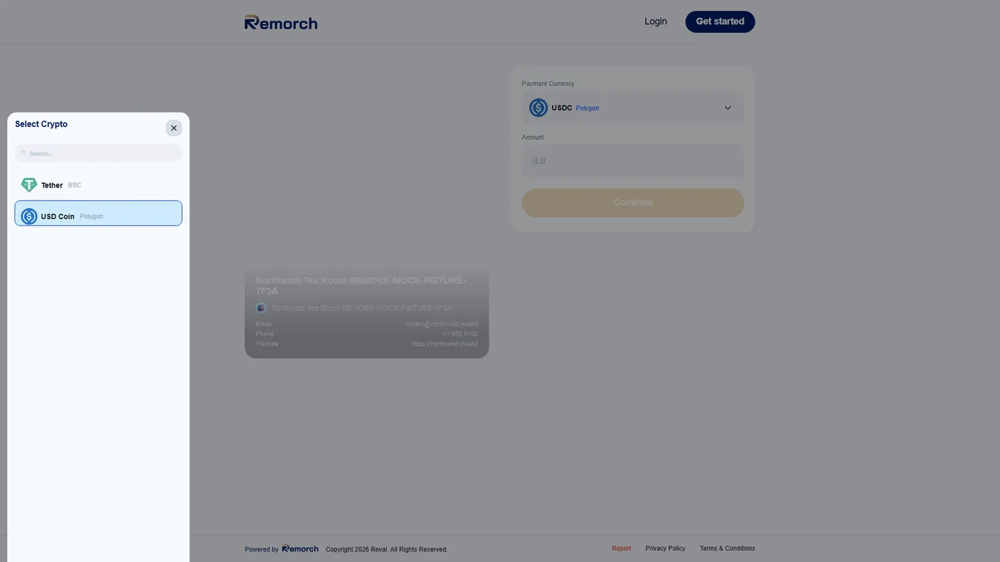 The same currency picker rendered as a native dialog element